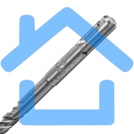 Бур по бетону Matrix, 10 х 400 мм, SDS PLUS-2