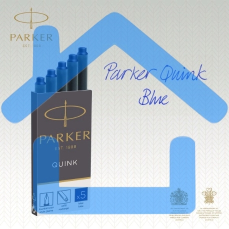 Картридж Parker Quink Z11 (CW1950384) синие чернила, для ручек перьевых (5шт)-4