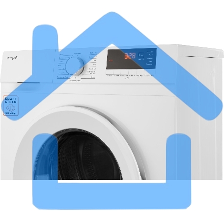Стиральная машина Weissgauff WM 46106 Steam белый, загрузка фронтальная 6 кг, 1000 об/мин, класс: А+-3