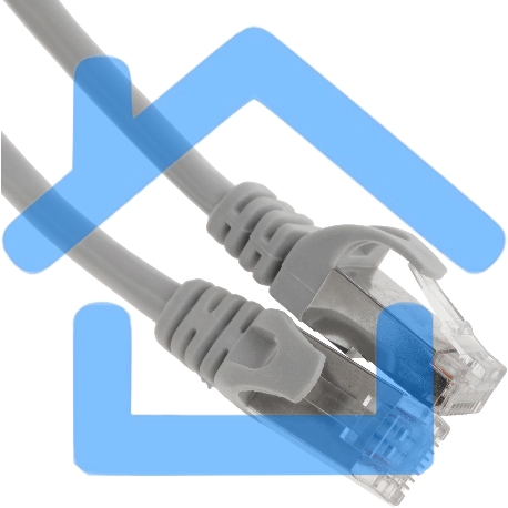 Патч-корд Premier PP6-2M 10000Гбит/с FTP 4 пары cat.6 CCA molded 2м серый RJ-45 (m)-RJ-45 (m)-2