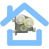 Привод узла выхода бумаги HP LJ P2035 (RM1-6447)