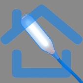 Светильник настольный Click 4Вт, LED, 4000К, диммируемый 3 ступени, заряжаемый, на прищепке, синий Rexant