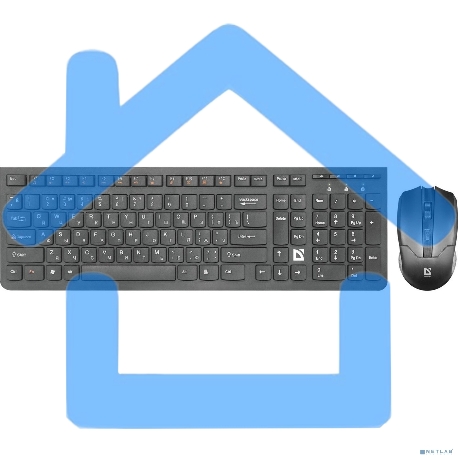 Беспроводная клавиатура/мышь Defender COLUMBIA C-775 RU черный-5