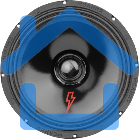 Колонки автомобильные Ural Молния АС-МЛ250 (без решетки) 300Вт 95дБ 4Ом 25см (10дюйм) (ком.:2кол.) широкополосные однополосные-1