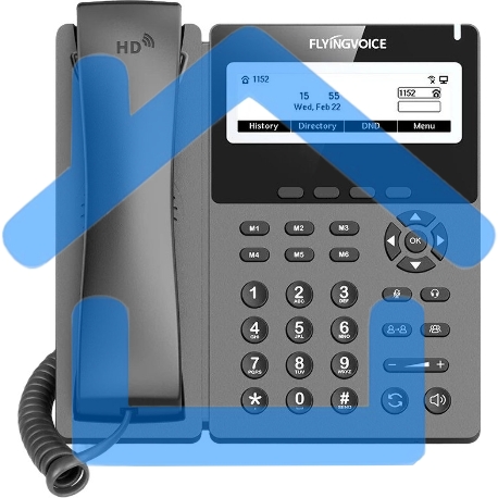 Телефон IP Flyingvoice P22P серый (упак.:1шт)-2