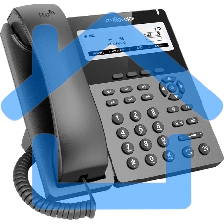 Телефон IP Flyingvoice P22P серый (упак.:1шт)-3