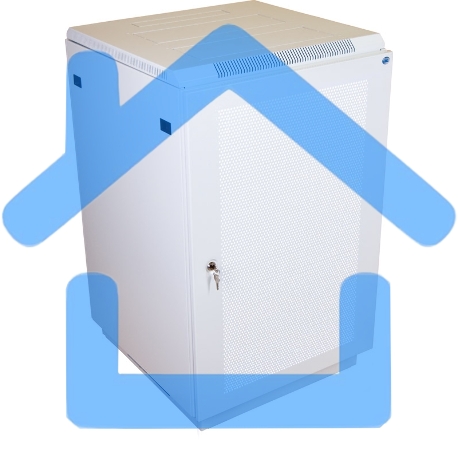 Шкаф телекоммуникационный напольный 18U Шкаф состоит из: 11186845111, 21186800001 (600x800) дверь перфорированная (2 места), ШТК-М-18.6.8-4ААА-1