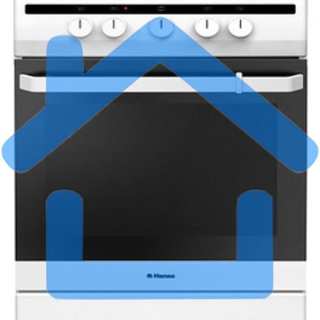 Плита электрическая Hansa FCEW63010 белый, конфорок 4 шт, духовка 69 л, 60 см x 85 см x 60 см
