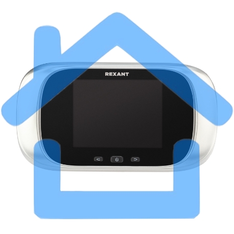 Видеоглазок дверной Rexant (DV-112) с цветным LCD-дисплеем 2.8