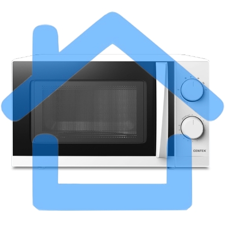 Микроволновая печь Centek CT-1571 белый, 20 л, 700 Вт, переключатели - поворотный механизм