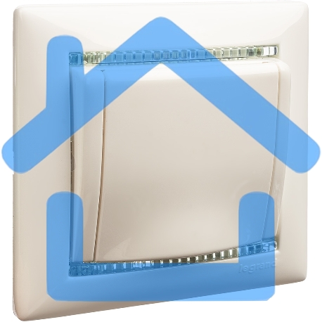 Розетка Valena с заземлением с крышкой (белая)-7