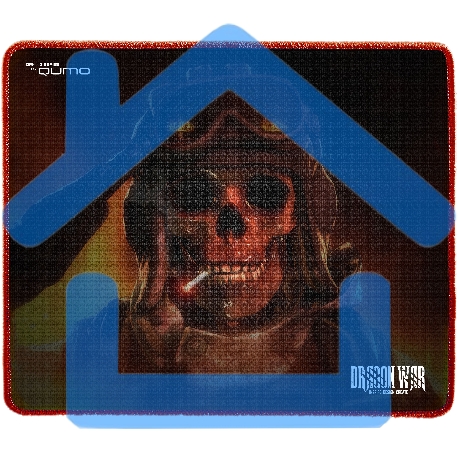 Коврик Qumo Deadly Salute для мыши,280*230*3 mm-1