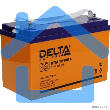Батарея Delta DTM 12100 L 12В 100А·ч-2