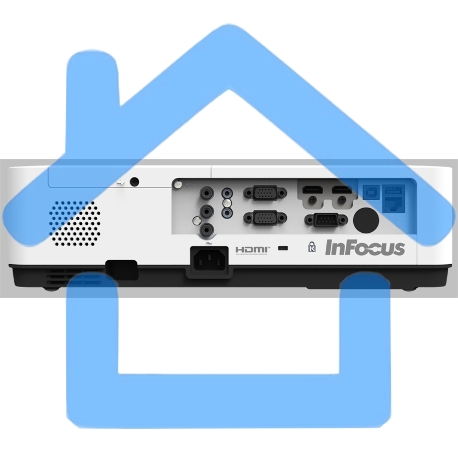 Проектор INFOCUS IN1034 3LCD, 4800 lm, XGA (1024x768), 50000:1, 1.481.78:1,3.5мм in,Composite video,Component,VGA IN х2, HDMI IN, Audio in(RCAх2), USB-A, USB B х2, VGA out, Audio 3.5мм out, лампа 20000ч.(ECO mode), RJ45,RS232, 1x16W, 31дБ, 3,3 кг-2