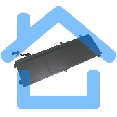 Аккумуляторная батарея для ноутбука Dell Precision 5510 (H5H20) 11.55V 4800mAh OEM