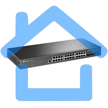 Коммутатор TP-Link JetStream™ 24-port Pure-Gigabit L2+ Managed Switch, 24 10/100/1000Mbps RJ45, 4*10G SFP+ Slots-15