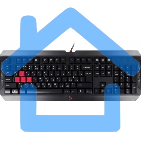 Клавиатура A4Tech Bloody Q100 проводная USB черный-4