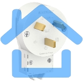 Вилка силовая СП BLANCA 2P+N 32А 250В бел. SchE BLNSV003231