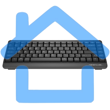 Клавиатура A4Tech Fstyler FBK11 (FBK11 GREY) беспроводная, USB, Bluetooth/Радиоканал, черный/серый