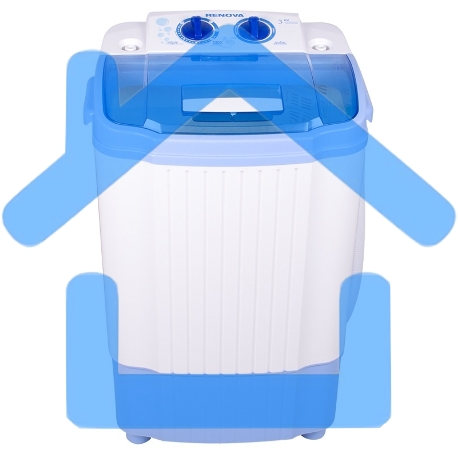 Стиральная машина Renova WS-30ЕT белый, загрузка вертикальная3 кг, без отжима, класс: А+-2