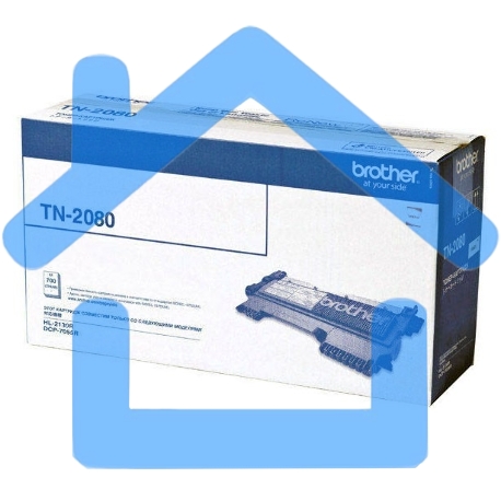 Картридж лазерный Brother TN-2080 черный HL2130/DCP7055, (700 стр.)