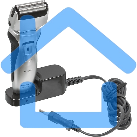 Электробритва сетчатая Panasonic ES-RW30S реж.эл.:2 питан.:аккум. серебристый-3
