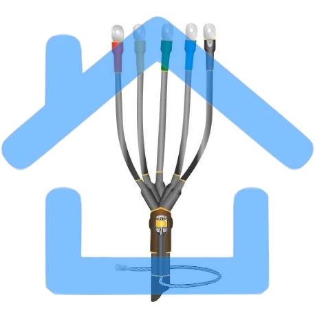 Муфта кабельная концевая универс. 1кВ 1ПКВ(Н)ТпбН-5х(70-120) с болтовыми наконечниками Нева-Транс Комплект 22020151