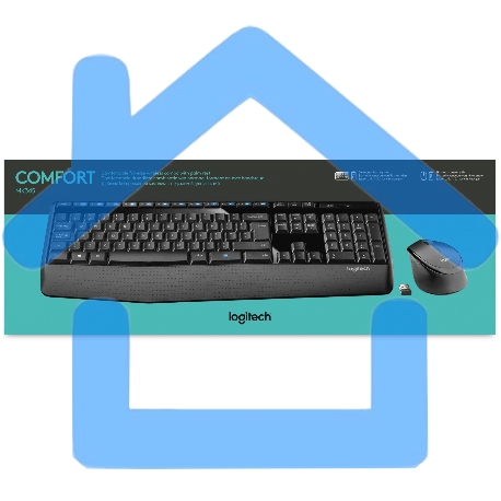 Комплект клавиатура + мышь Logitech MK345 клав:черный мышь:черный USB 2.0 беспроводная Multimedia-3