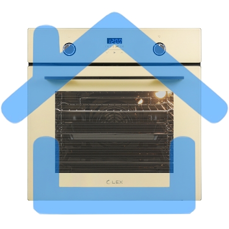 Духовой шкаф электрический LEX EDP 092 IV слоновая кость, встраиваемый