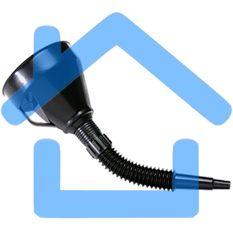 Воронка пластмассовая, D 160 мм, гибкий наконечник для горюче-смазочных материалов-1