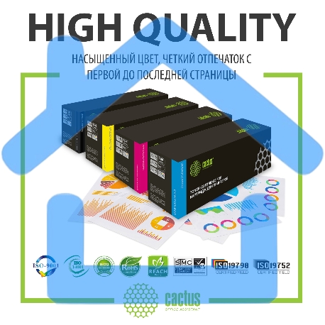 Картридж лазерный Cactus CS-WC7525BK 006R01517 черный (26000стр.) для Xerox WorkCentre 7525/7530/7535/7545/7556-2