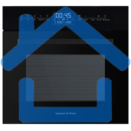 Электрический духовой шкаф Zigmund & Shtain EN 117.921 B, встраиваемый