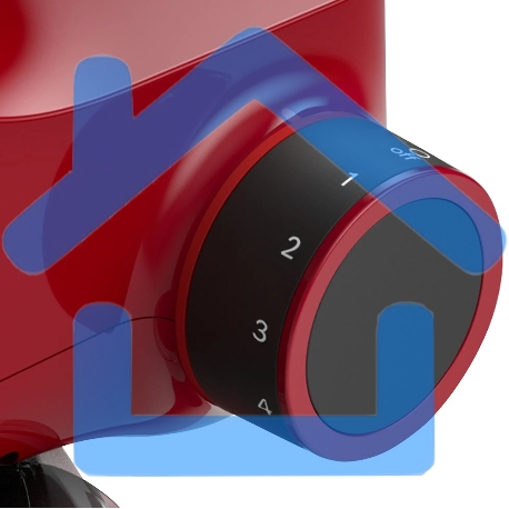 Кухонный комбайн Bosch MUMS2ER01 700Вт красный-4