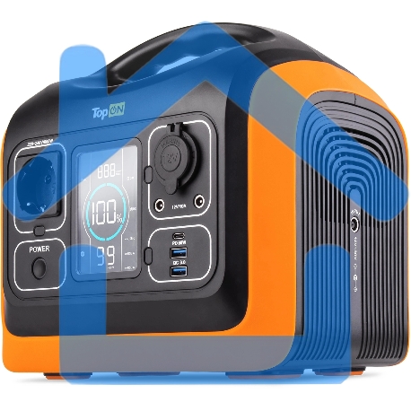 Электростанция портативная TopON TOP-X600 186000mAh 10A QC3.0/PD3.0 3xUSB черный/оранжевый (103257)-1