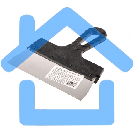 Шпатель Sparta фасадный из нержавеющей стали, 200 мм, пластмассовая ручка 85150-1