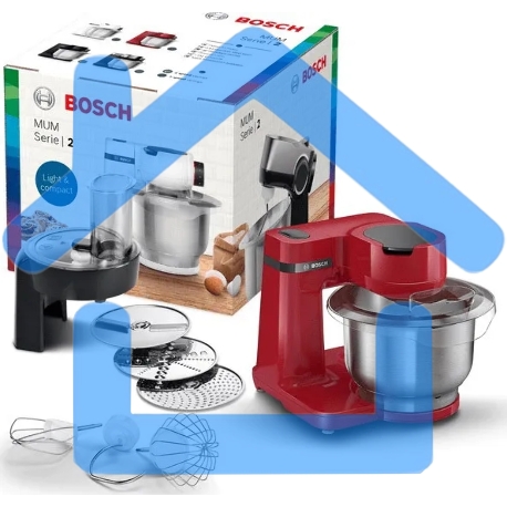 Кухонный комбайн Bosch MUMS2ER01 700Вт красный-3