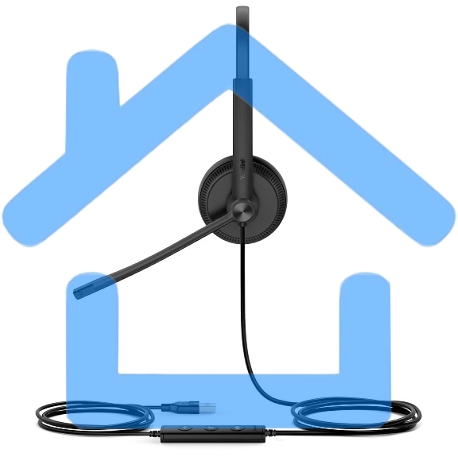 Гарнитура проводная Yealink UH34 Dual UC