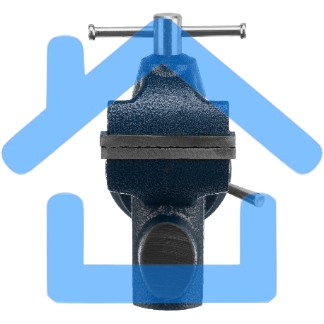 Тиски слесарные, настольные, поворотные, ширина рабочих губок 50 мм, наковальня Сибртех-5