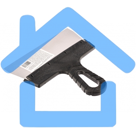 Шпатель Sparta фасадный из нержавеющей стали, 200 мм, пластмассовая ручка 85150