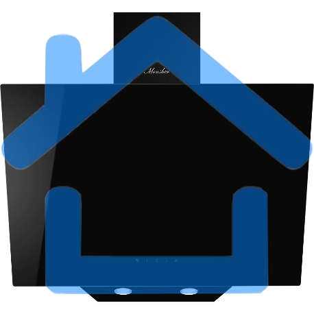 Вытяжка наклонная Monsher Amiens 50 Noir черный, 50 см, 1100 куб. м/ч, 53 дБ-1