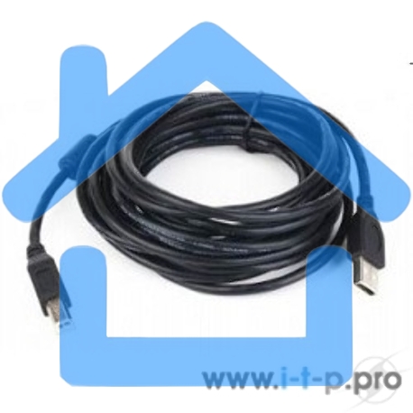 Кабель Gembird CCF-USB2-AMBM-6 USB 2.0 кабель PRO для соед. 1.8м AM/BM позол.конт., фер.кол., пакет-2