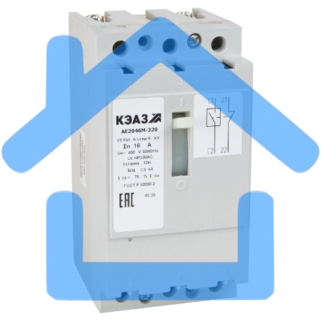Выключатель автоматический АЕ2046М-100 63А 12Iн 400AC У3 КЭАЗ 104629