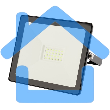 Прожектор светодиодный Rexant 30 Вт, цвет свечения зеленый