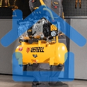 Компрессор DLS650/10 безмаслянный малошумный 650 Вт, 120 л/мин,ресивер 10 л Denzel