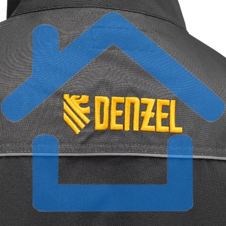 Куртка профессиональная рабочая, 65% полиэстер 35% хлопок, XXL Denzel-16