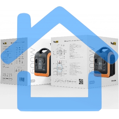 Электростанция портативная TopON TOP-X600 186000mAh 10A QC3.0/PD3.0 3xUSB черный/оранжевый (103257)-5