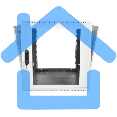Шкаф телеком. настенный разборный 15U (600х550), съемные стенки, дверь стекло (ШРН-М-15.500) (1 коробка)-19