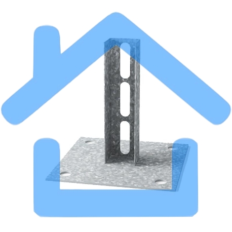 Основание стойки потолоч. OUPT КМ LO3282