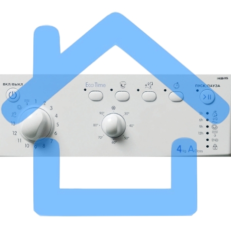 Стиральная машина Indesit IWUB 4105 белый, загр. фронтальная макс.: 4 кг 1000 об/мин класс: А-4