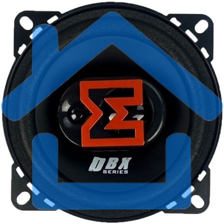 Колонки автомобильные Edge EDBX4-E1 120Вт 4Ом 10см (4дюйм) (ком.:2кол.) коаксиальные трехполосные-1